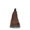 Braune waterproof Chelsea Boots aus Nubukleder