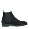 Schwarze Chelsea Boots aus Nubukleder