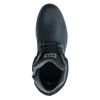 Schwarze Schnürboots aus Nubukleder