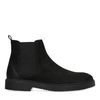 Schwarze Chelsea Boots aus Nubukleder