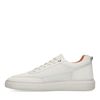Weiße Sneaker aus Nubukleder
