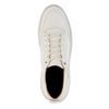 Weiße Sneaker aus Nubukleder