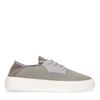 Taupefarbene Sneaker mit weißer Sohle