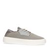 Taupefarbene Sneaker mit weißer Sohle