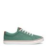 Grüne Canvas-Schnürschuhe