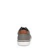 Graue Canvas-Schnürschuhe