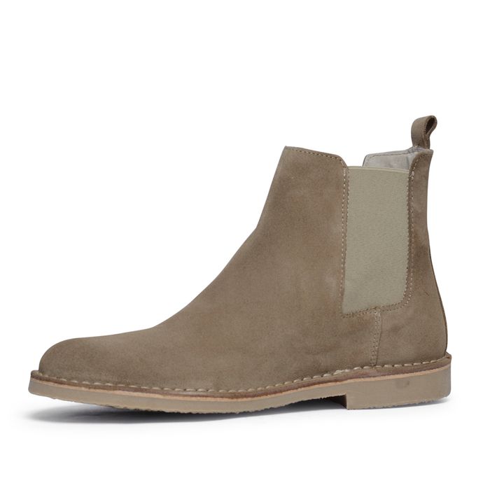 chelsea beige boots