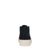 Dunkelblaue Veloursleder-Sneaker