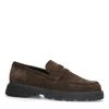 Braune Veloursleder-Loafer