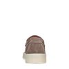 Beigefarbene Veloursleder-Loafer