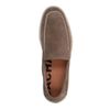 Beigefarbene Veloursleder-Loafer
