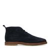 Dunkelblaue Desert Boots aus Veloursleder