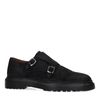 Dunkelblaue Monk-Sneaker mit chunky Sohle