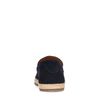 Dunkelblaue Veloursleder-Loafer
