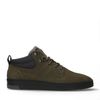 Grüne Veloursleder-Sneaker