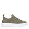 Kaki Veloursleder-Sneaker