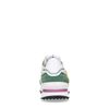 Offwhite Veloursleder-Sneaker mit farbigen Details