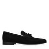 Schwarze Loafer mit Tasseln
