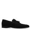 Schwarze Loafer mit Tasseln