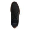 Schwarze Schnürboots aus Veloursleder