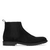 Schwarze Chelsea Boots aus Veloursleder