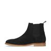 Schwarze Chelsea Boots aus Veloursleder
