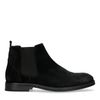 Schwarze Chelsea Boots aus Veloursleder