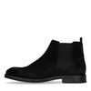Schwarze Chelsea Boots aus Veloursleder