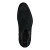 Schwarze Chelsea Boots aus Veloursleder