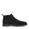 Schwarze Desert Boots aus Veloursleder