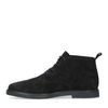 Schwarze Desert Boots aus Veloursleder