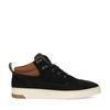 Schwarze Veloursleder-Sneaker
