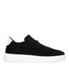 Schwarze Veloursleder-Sneaker