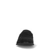 Schwarze Penny Loafer aus Veloursleder