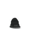 Schwarze Veloursleder-Loafer mit chunky Sohle