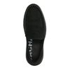 Schwarze Veloursleder-Loafer mit chunky Sohle