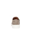 Taupefarbene Monk-Sneaker aus Veloursleder