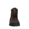 Taupefarbene Schnürboots aus Veloursleder