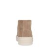 Taupefarbene Veloursleder-Sneaker