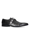 Chaussures à boucle métallisées - argenté
