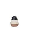 Baskets basses en cuir avec semelle brune - blanc