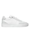Baskets avec détails en daim - blanc