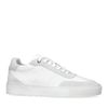 Baskets avec détails en daim - blanc