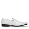 Penny loafers en cuir - blanc