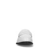 Penny loafers en cuir - blanc