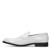 Penny loafers en cuir - blanc