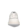 Baskets en cuir avec détails - blanc
