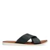 Tongs en cuir - bleu foncé