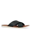 Tongs en cuir - bleu foncé