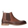 Chelsea boots en cuir - marron